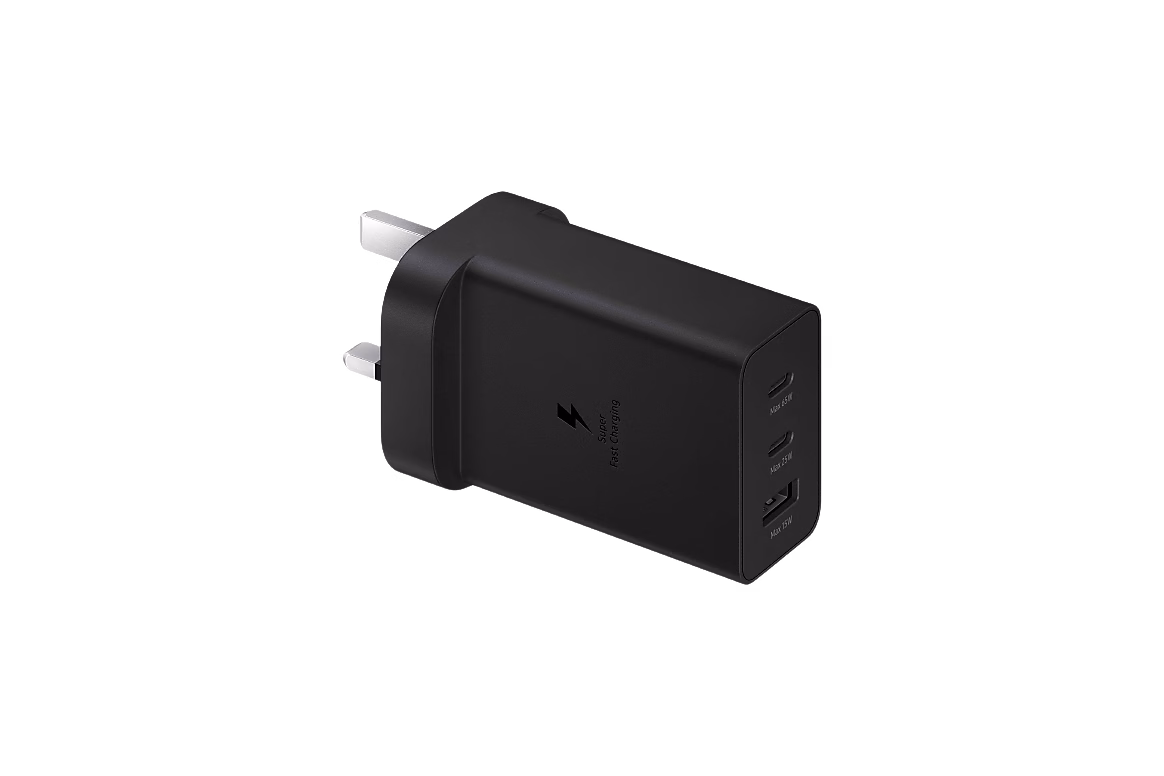 sg-65w-power-adapter-trio-ep-t6530-ep-t6530nbeggb-535837443 Samsung 65W Trio USB-C Power Adapter - Image 1